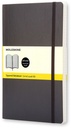 Carnet Moleskine large 130x210mm carreau 5x5mm couverture souple noir