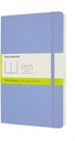 Notitieboek Moleskine large 130x210mm blanco soft cover hydrangea blue