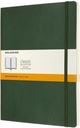 Carnet Moleskine XL 190x250mm ligné couverture souple vert myrte