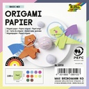 Papier Origma Folia 20x20cm transparent 42g 500 feuilles 10 couleurs