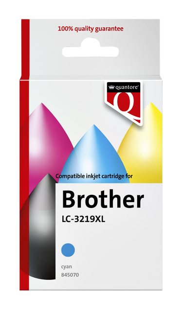 Cartouche d'encre Quantore alternative pour Brother LC-3219XL bleu