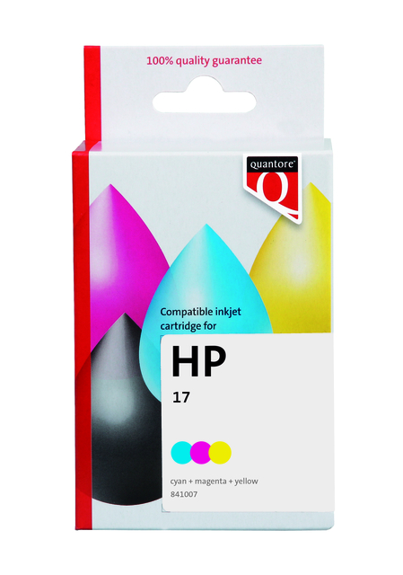 Cartouche d’encre Quantore alternative pour HP C6625A 17 noir