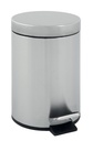 Afvalbak pedaalemmer RVS mat rond 5 liter