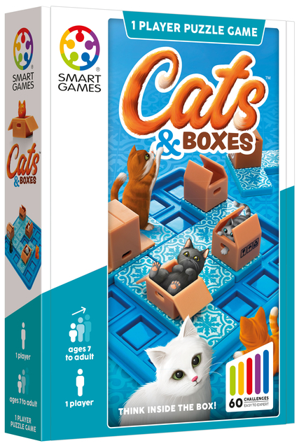 Jeu puzzle Smart Cats & Boxes (60 défis)