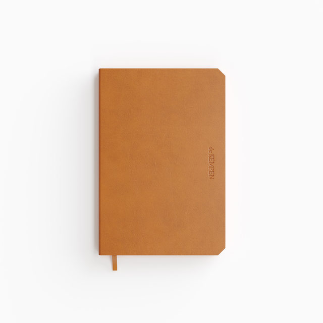 Carnet de notes De KEMPEN Atlas 110x160mm ligné 160 pages 90g brun