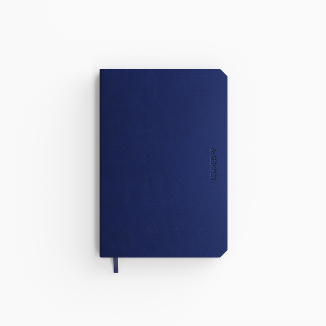 Carnet de notes De KEMPEN Silence 110x160mm ligné 160 pages 90g bleu foncé