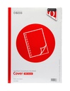 Couverture Quantore A4 PP 300 micron noir 100 pièces