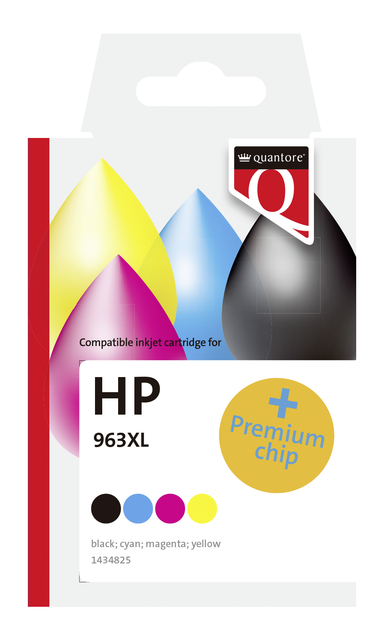 Inktcartridge Quantore alternatief tbv Hp 963XL 3YP35AE hc zw+3 kl
