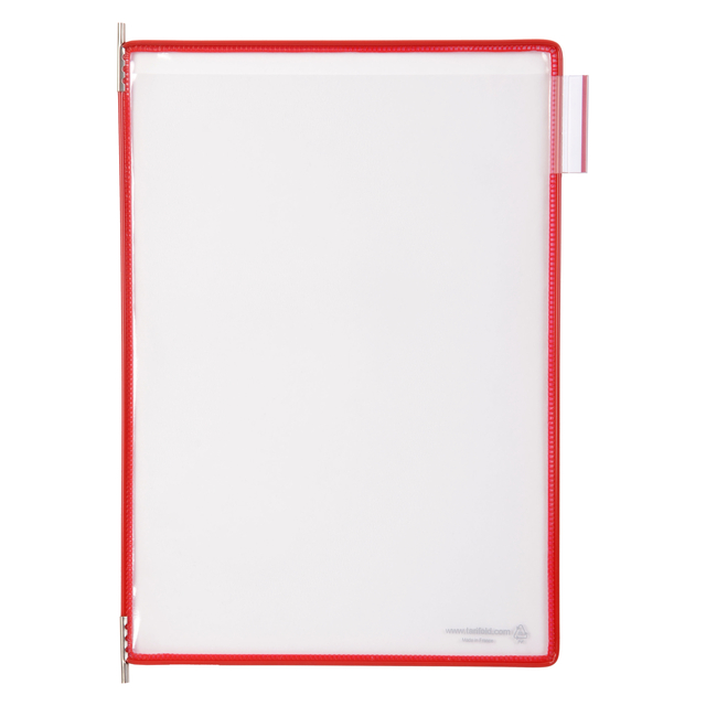 Poche à pivots Tarifold A4 portrait rouge 10 pièces