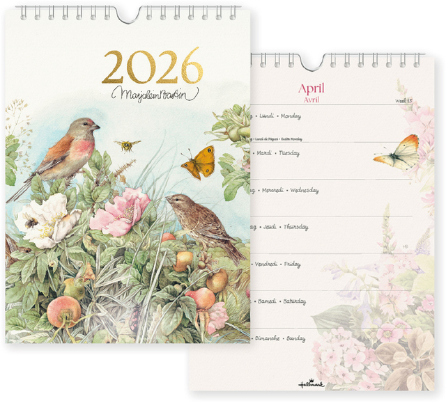 Kalender 2026 Marjolein Bastin vogels 7dagen/1pagina
