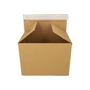 Quickbox IEZZY verstelbare hoogte 304x216x130-220mm B-golf bruin 10 stuks