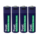 Pile Trust rechargeable USB-C 4x AA