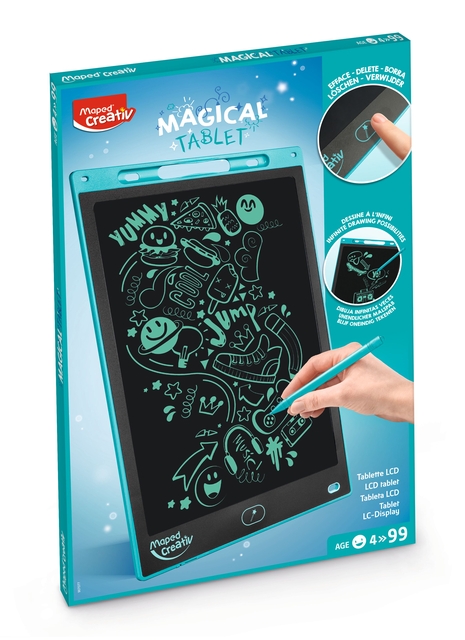 Tablette dessin Maped Creativ avec écran LCD bleu