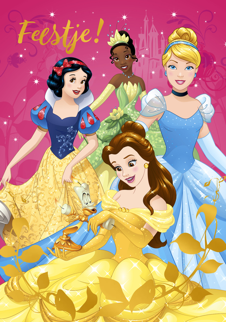 Uitnodigingen GirlsDisney Princess