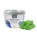 Pâte à modeler Creall Super Soft vert 1750g