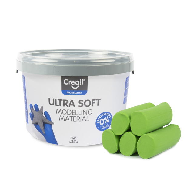 Klei Creall Play-it Ultra Soft helder groen 1100 gram