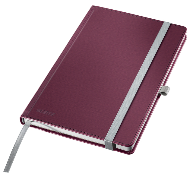 Carnet de notes Leitz Style A5 ligné 160 pages 100g rouge