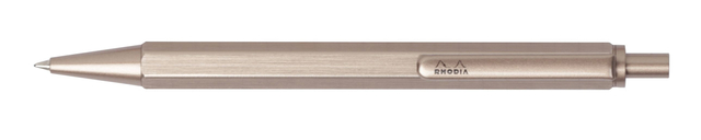 Balpen Rhodia scRipt medium rozenhout