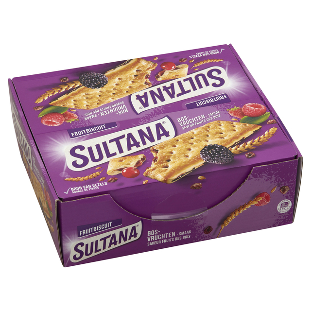 Fruitbiscuit Sultana bosvruchten 3-pack