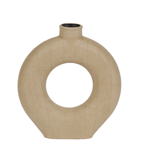 Objet à décorer Décopatch vase anneau 21x21x23cm