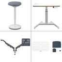 Ergo Elektrische thuiswerkplek set Leitz pakket 3