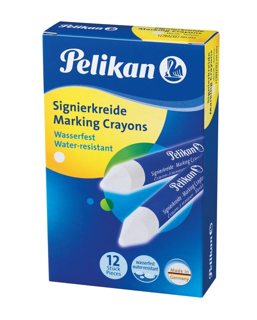 Craie de marquage Pelikan 762/12 blanc