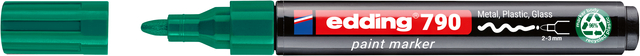 Marqueur peinture edding 790 PCR à base d'alcool 2-3mm vert