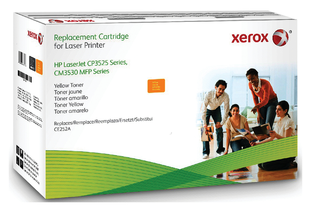 Cartouche toner Xerox alternative pour HP CE252A 504A jaune