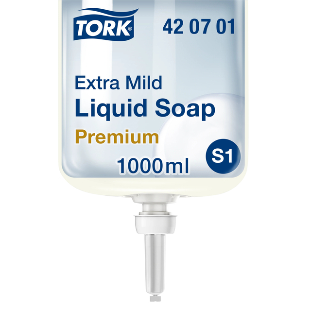 Savon mains Tork S1 Premium 420701 liquide peau sensible 1000ml