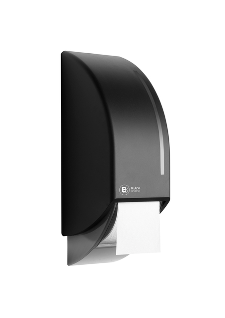 Toiletpapierdispenser BlackSatino CT10 duo zwart 331940