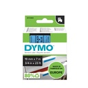 Ruban Dymo LabelManager D1 polyester 19mmx7m noir sur bleu