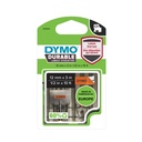 Ruban Dymo LabelManager D1 polyester 12mmx5,5m noir sur orange