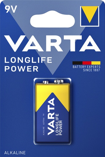 [413760] Pile Varta Longlife Power 9V