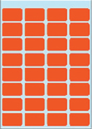 [815142] Etiquette HERMA 3642 12x19mm rouge 160 pièces