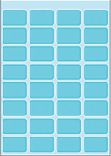 [815143] Etiquette HERMA 3643 12x19mm bleu 160 pièces