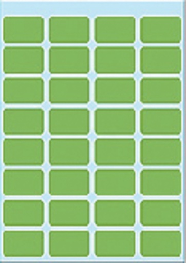 [815144] Etiket HERMA 3645 12x19mm groen 160stuks
