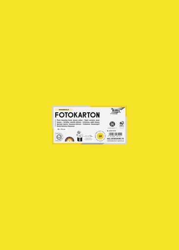[141675] Fotokarton Folia 300gr 50x70cm 10vel 14 banaangeel