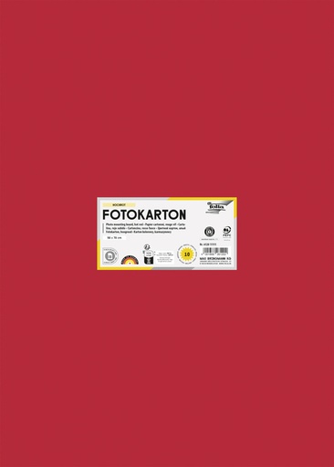 [141672] Fotokarton Folia 2-zijdig 50x70cm 300gr nr20 rood