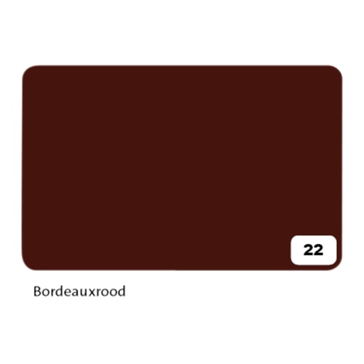 [141682] Carton photo Folia 2 faces 50x70cm 300g nr 22 rouge bordeaux