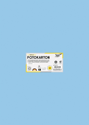 [141677] Fotokarton Folia 2-zijdig 50x70cm 300gr nr30 lichtblauw