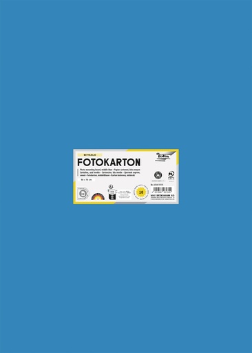[141683] Fotokarton Folia 2-zijdig 50x70cm 300gr nr34 middenblauw