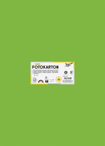 [141684] Fotokarton Folia 2-zijdig 50x70cm 300gr nr55 grasgroen
