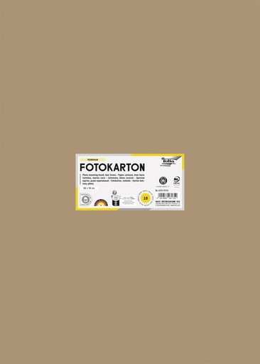[141696] Fotokarton Folia 2-zijdig 50x70cm 300gr nr75 lichtbruin