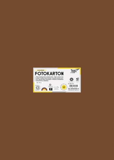 [141697] Fotokarton Folia 2-zijdig 50x70cm 300gr nr85 bruin