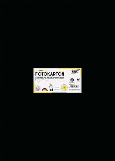 [141670] Fotokarton Folia 2-zijdig 50x70cm 300gr nr90 zwart