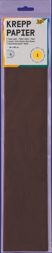 [141867] Crêpepapier Folia 50x250cm 10vel 115 chocoladebruin