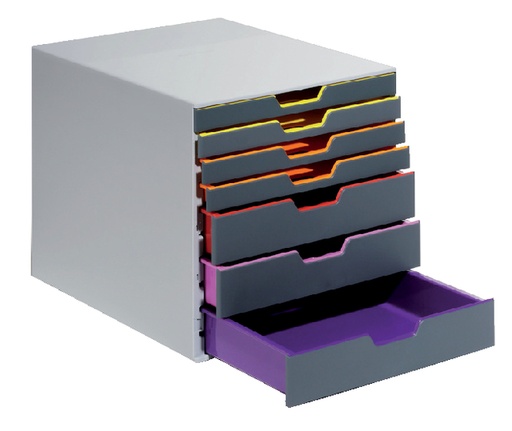 [921005] Ladenbox Durable Varicolor 7 laden grijs