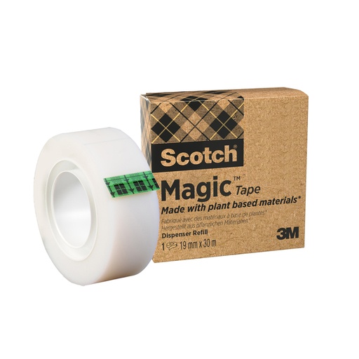 [801149] Plakband Scotch Magic 900 19mmx30m onzichtbaar mat