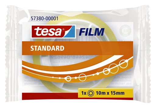 [800257] Plakband tesafilm® Standaard 10mx15mm transparant