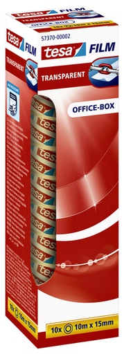 [800235] Ruban adhésif tesafilm® 10mx15mm transparent 10 rouleaux